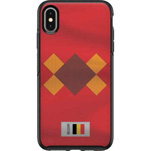 Belgium Soccer Flag Otterbox Symmetry iPhone Skin